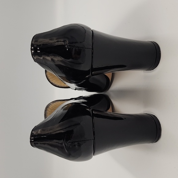 CHANTAL - Italy Black Patent Leather Heeled Loafer, Size 6½ - Picture 4 of 7